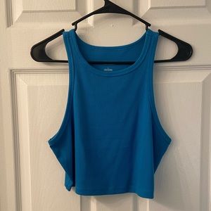 Bright Blue Crop Top Tank
